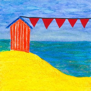 Beach Hut - Creation Art Cards