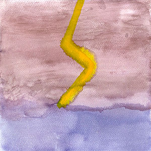 Lightening Bolt - Personalised Art Card Home Project