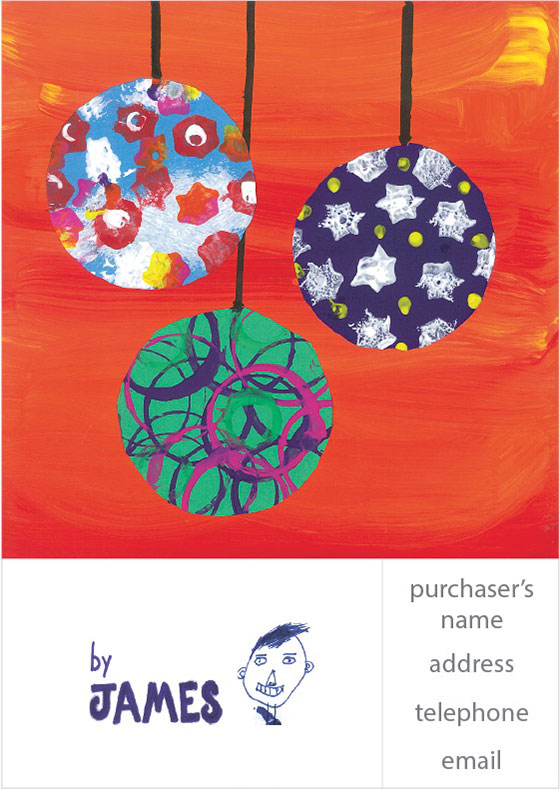 Christmas Babbles - Artwork - Personalised Christmas & Art Card Home Project - Creation Art Cards 