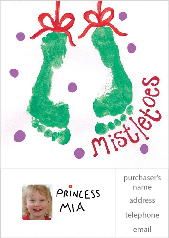 Mistletoes - Artwork - Personalised Christmas & Art Card Home Project - Creation Art Cards