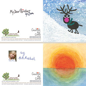 Personalised Art - Christmas Card No Sample