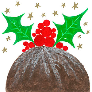 Christmas Pudding - School Christmas Card Project